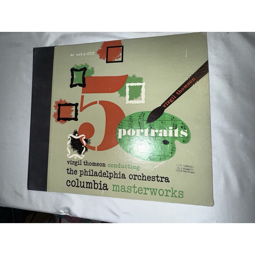 Columbia Masterworks X-255 Virgil Thompson 5 Portraits Philadelphia Orchestra 78